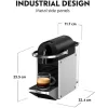 De'Longhi Pixie Καφετιέρα για Κάψουλες Nespresso Πίεσης 19bar SilverΚωδικός: EN127.S