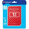 Verbatim Store 'n' Go Gen 2 USB 3.0 Εξωτερικός HDD 1TB 2.5" Κόκκινο