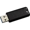 Verbatim PinStripe 64GB USB 3.0 Stick Μαύρο