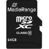 MediaRange microSDXC 64GB Class 10 A1 High Speed 60MB/s με αντάπτορα