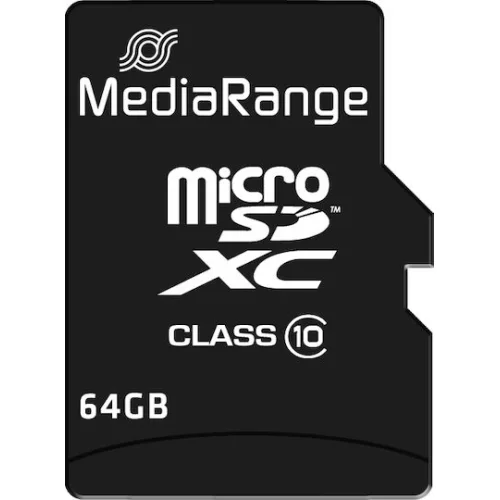 MediaRange microSDXC 64GB Class 10 A1 High Speed 60MB/s με αντάπτορα