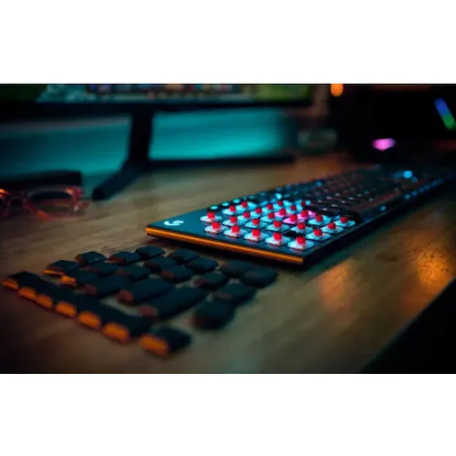 Logitech G915 X Lightspeed Ασύρματο Gaming Μηχανικό Πληκτρολόγιο με GL Linear διακόπτες και RGB φωτισμό (Αγγλικό US)