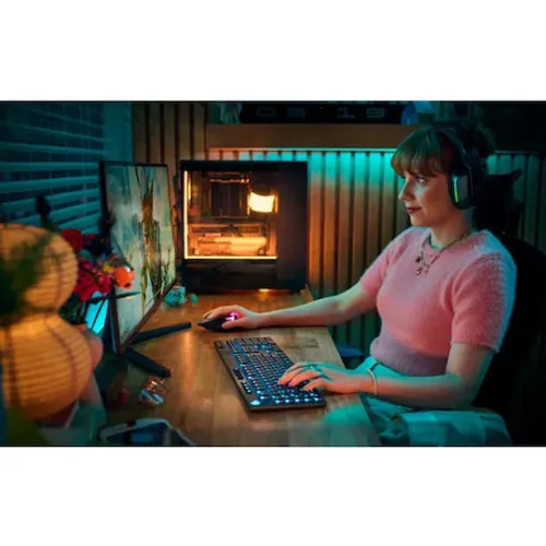 Logitech G915 X Lightspeed Ασύρματο Gaming Μηχανικό Πληκτρολόγιο με GL Linear διακόπτες και RGB φωτισμό (Αγγλικό US)