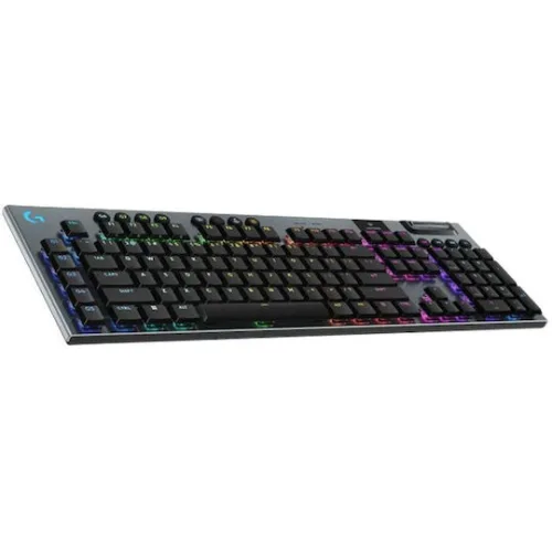 Logitech G915 X Lightspeed Ασύρματο Gaming Μηχανικό Πληκτρολόγιο με GL Linear διακόπτες και RGB φωτισμό (Αγγλικό US)