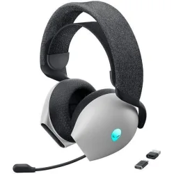 DELL Alienware Tri-Mode Wireless Gaming Headset - AW725H - Lunar Light