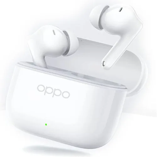 Oppo Enco Buds3 Pro Bluetooth Handsfree Ακουστικά με Αντοχή στον Ιδρώτα και Θήκη Φόρτισης Λευκά