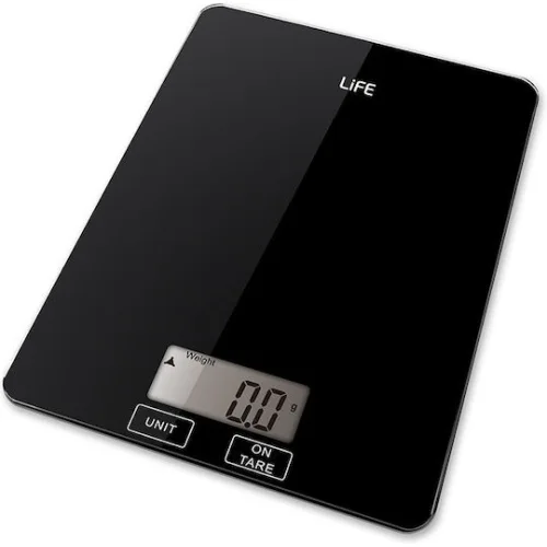 Life Accuracy Ψηφιακή Ζυγαριά Κουζίνας έως 5kg ΜαύρηΚωδικός: 221-0181
