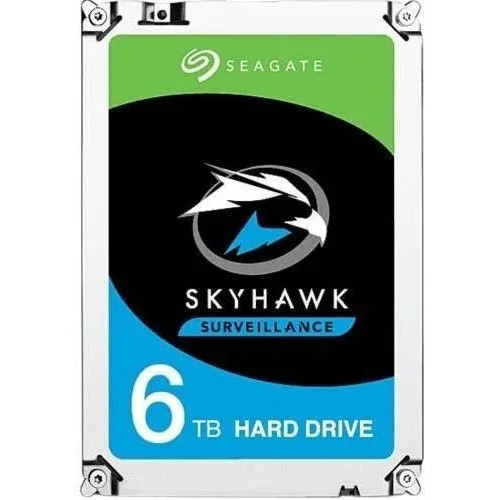 Seagate SkyHawk +Rescue 6TB HDD Σκληρός Δίσκος 3.5" SATA III με 256MB Cache για Desktop / Καταγραφικό ST6000VX009