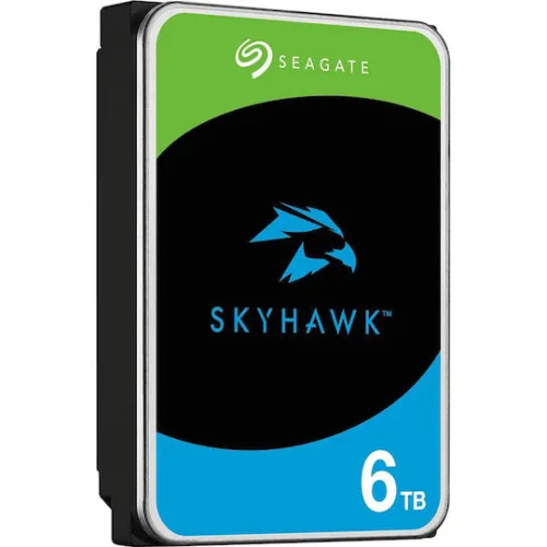 Seagate SkyHawk +Rescue 6TB HDD Σκληρός Δίσκος 3.5" SATA III με 256MB Cache για Desktop / Καταγραφικό ST6000VX009