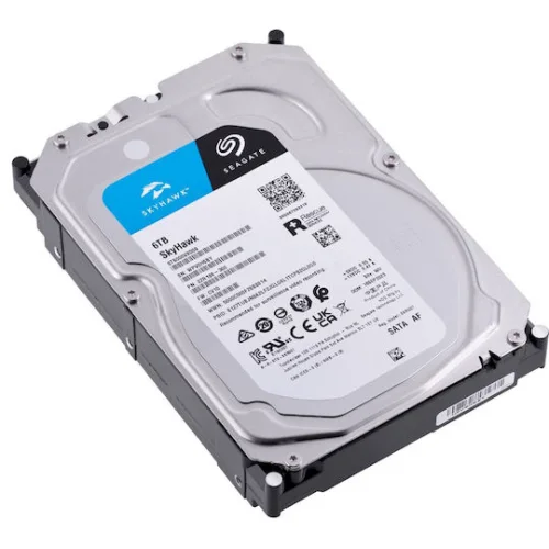 Seagate SkyHawk +Rescue 6TB HDD Σκληρός Δίσκος 3.5" SATA III με 256MB Cache για Desktop / Καταγραφικό ST6000VX009