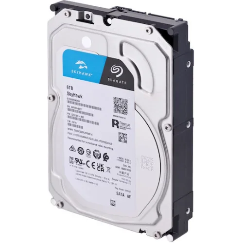 Seagate SkyHawk +Rescue 6TB HDD Σκληρός Δίσκος 3.5" SATA III με 256MB Cache για Desktop / Καταγραφικό ST6000VX009