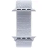Apple Watch Series 10 Aluminium 46mm Αδιάβροχο με Παλμογράφο (Silver με Blue Cloud Sport Loop)