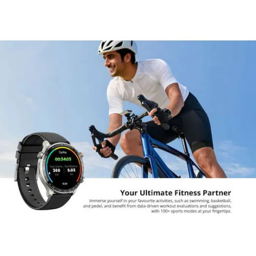 Riversong Motive 10 GT Smartwatch με Παλμογράφο (Μαύρο)
