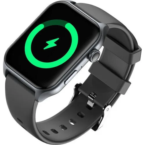 Riversong Motive 9E Smartwatch με Παλμογράφο (Space Gray)