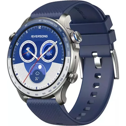 Riversong Motive 10 GT Smartwatch με Παλμογράφο (Μπλε)