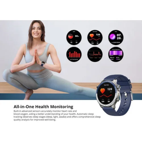 Riversong Motive 10 GT Smartwatch με Παλμογράφο (Μπλε)