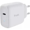 Trust Φορτιστής Χωρίς Καλώδιο GaN με Θύρα USB-C 45W Power Delivery Λευκός (Maxo)