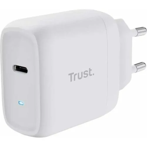 Trust Φορτιστής Χωρίς Καλώδιο GaN με Θύρα USB-C 45W Power Delivery Λευκός (Maxo)