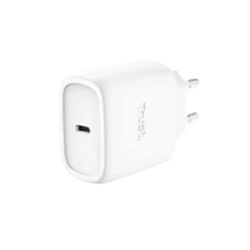 Trust Φορτιστής Χωρίς Καλώδιο GaN με Θύρα USB-C 45W Power Delivery Λευκός (Maxo)