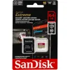 Sandisk Extreme microSDXC 64GB U3 V30 A2 UHS-I 170MB/s με αντάπτορα
