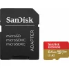Sandisk Extreme microSDXC 64GB U3 V30 A2 UHS-I 170MB/s με αντάπτορα