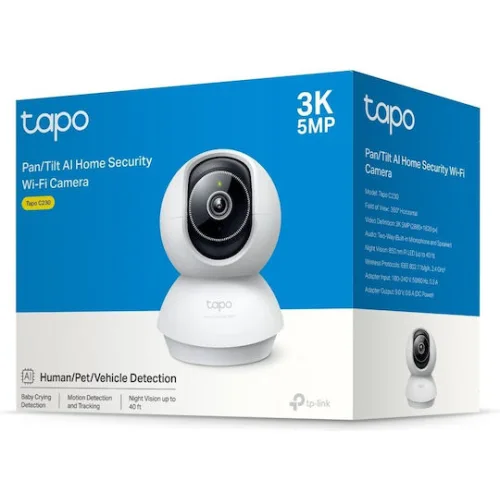 TP-LINK TAPO C230 IP Κάμερα Παρακολούθησης Wi-Fi Full HD+ 5MP με Αμφίδρομη Επικοινωνία και Φακό 2.8mm