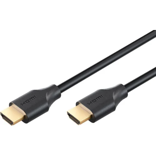 Goobay Cable HDMI male - HDMI male 2m ΜαύροΚωδικός: 80094