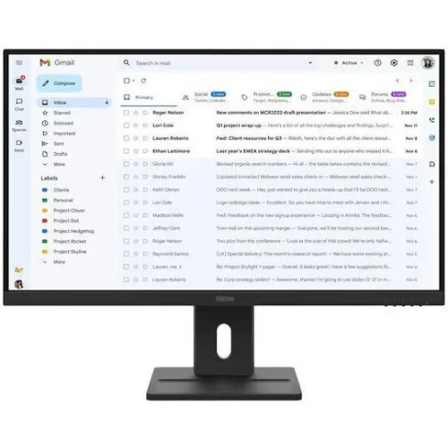 Lenovo ThinkVision E27-40 IPS Monitor 27" FHD 1920x1080 με Χρόνο Απόκρισης 4ms GTG