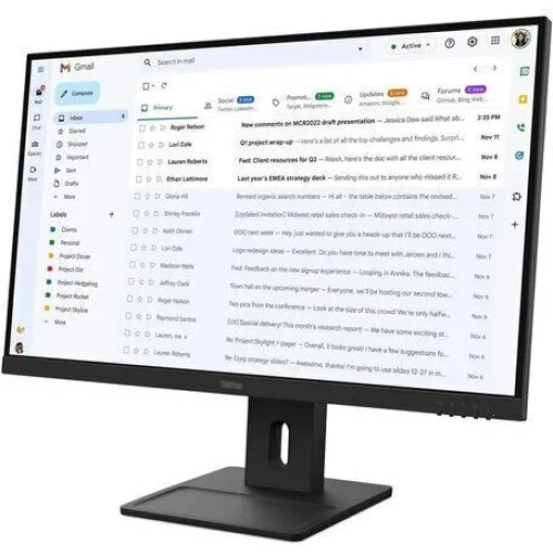 Lenovo ThinkVision E27-40 IPS Monitor 27" FHD 1920x1080 με Χρόνο Απόκρισης 4ms GTG