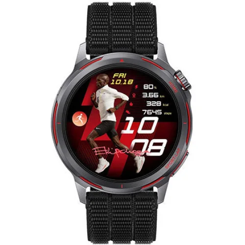 Huawei Watch GT Runner 2 Titanium 43mm Αδιάβροχο με Παλμογράφο (Μαύρο)