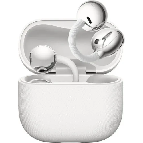 Huawei FreeClip 2 Open Ear Bluetooth Handsfree Ακουστικά με Αντοχή στον Ιδρώτα και Θήκη Φόρτισης Λευκά