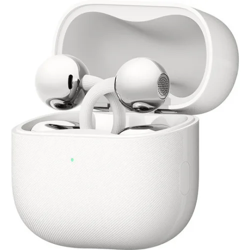 Huawei FreeClip 2 Open Ear Bluetooth Handsfree Ακουστικά με Αντοχή στον Ιδρώτα και Θήκη Φόρτισης Λευκά