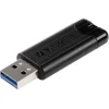 Verbatim PinStripe 128GB USB 3.0 Stick Μαύρο