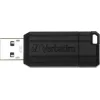 Verbatim PinStripe 128GB USB 3.0 Stick Μαύρο