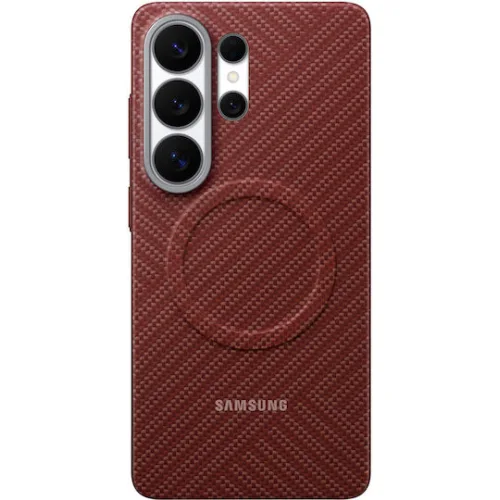 Samsung Carbon Magnet Back Cover Aramid Fiber 0.8mm Κοραλί (Galaxy S26 Ultra)Κωδικός: EF-KS948SREGWW