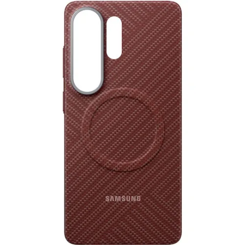Samsung Carbon Magnet Back Cover Aramid Fiber 0.8mm Κοραλί (Galaxy S26 Ultra)Κωδικός: EF-KS948SREGWW
