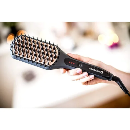 Remington Straight Brush Κεραμική Ηλεκτρική Βούρτσα για Ίσιωμα