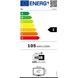 TCL Smart Τηλεόραση 75" 4K UHD LED P6L HDR (2026) 75P6L