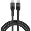 Powertech USB 2.0 Cable USB-C male - USB-C 60W PD Μαύρο 1.5m PTR-0168