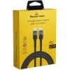 Powertech USB 2.0 Cable USB-C male - USB-C 60W PD Μαύρο 1.5m PTR-0168