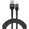 Powertech USB 2.0 Cable USB-C male - USB-A 60W PD Μαύρο 1.5m PTR-0169