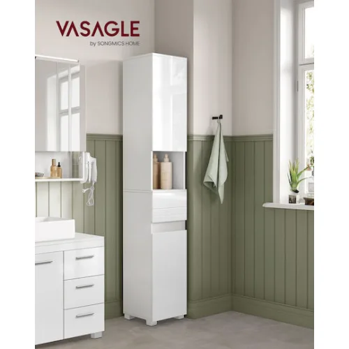 Vasagle Στήλη Μπάνιου Δαπέδου Μ30xΒ30xΥ30cm ΛευκήΚωδικός: BBC560P31
