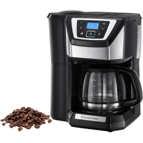 Russell Hobbs Grind & Brew Προγραμματιζόμενη Καφετιέρα Φίλτρου 1025WΚωδικός: 22000