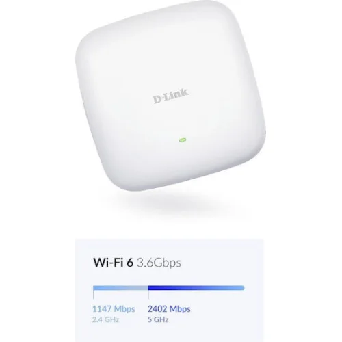 D-Link DAP-X2850 v1 Access Point Wi‑Fi 6 Dual Band (2.4 & 5GHz)