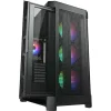 Cougar Duoface Pro RGB Gaming Midi Tower Κουτί Υπολογιστή με Πλαϊνό Παράθυρο Μαύρο