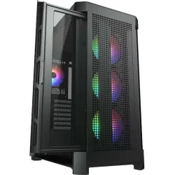 Cougar Duoface Pro RGB Gaming Midi Tower Κουτί Υπολογιστή με Πλαϊνό Παράθυρο Μαύρο