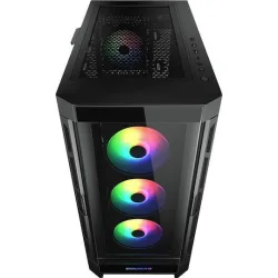Cougar Duoface Pro RGB Gaming Midi Tower Κουτί Υπολογιστή με Πλαϊνό Παράθυρο Μαύρο