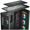 Cougar Duoface Pro RGB Gaming Midi Tower Κουτί Υπολογιστή με Πλαϊνό Παράθυρο Μαύρο