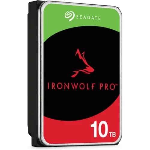 Seagate Ironwolf Pro 10TB HDD Σκληρός Δίσκος 3.5" SATA III 7200rpm με 256MB Cache για NAS ST10000NT001