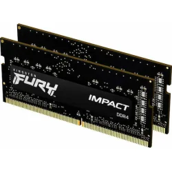 KINGSTON Memory KF432S20IBK2/32 ,FURY Impact DDR4 SODIMM, 3200MT/s,  KIT OF 2  2X16GB